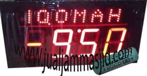 jual jam jadwal sholat digital masjid murah di cibitung timur