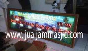 jual jam jadwal sholat digital masjid murah di cikampek pusat 