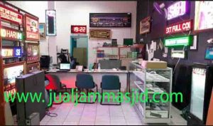 jual jam jadwal sholat digital masjid murah di karawang pusat