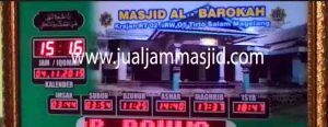 jual jam jadwal sholat digital masjid murah di depok utara