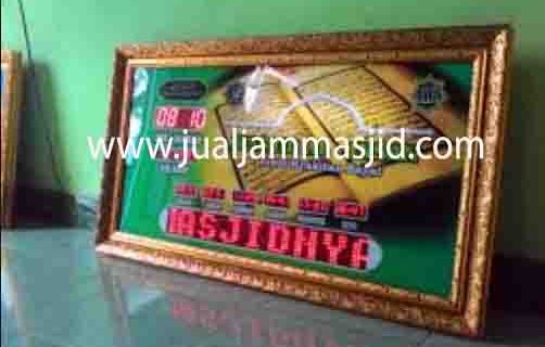 jual jam jadwal sholat digital masjid murah di jakarta utara terbaik