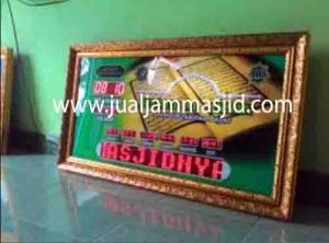 jual jam jadwal sholat digital masjid running text di gambir Jakarta