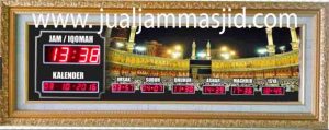 jual jam jadwal sholat digital masjid running text di lenteng agung Jakarta
