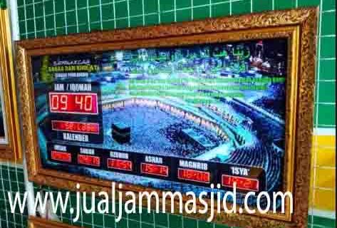 penjual jam jadwal sholat digital masjid running text di tangerang selatan