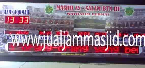 penjual jam jadwal sholat digital masjid running text di cikampek selatan
