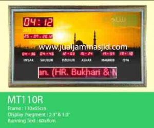 penjual jam jadwal sholat digital masjid running text di bandung barat