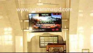 penjual jam jadwal sholat digital masjid running text di bandung utara