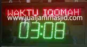 penjual jam jadwal sholat digital masjid running text di pekanbaru utara