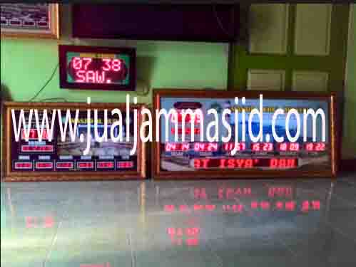 penjual jam jadwal sholat digital masjid running text di Kaliabang Tengah bekasi