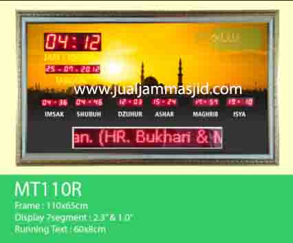 penjual jam jadwal sholat digital masjid running text di Marga Jaya bekasi