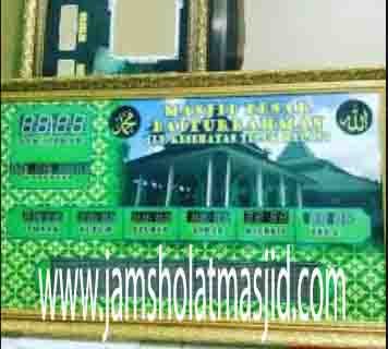 penjual jam jadwal sholat digital masjid running text di Pekayon Jaya Bekasi