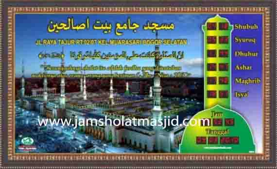 jual jam dinding digital untuk masjid di bekasi barat