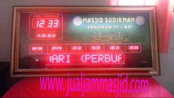 jual jam dinding digital untuk masjid di bekasi pusat