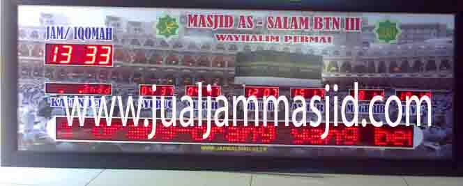jual jam dinding digital untuk masjid di tangerang timur