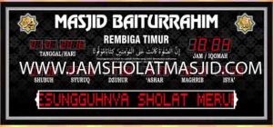jual jam dinding digital untuk masjid di tangerang utara