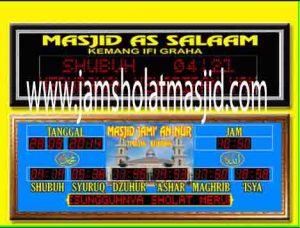 jual jam waktu sholat jakarta timur
