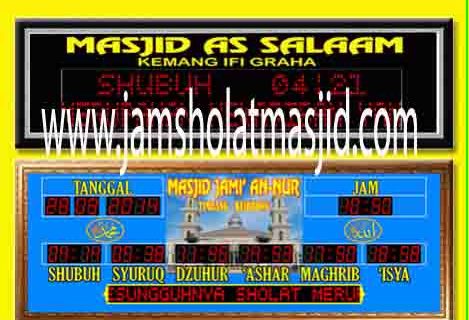 jual jam waktu sholat jakarta timur