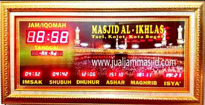 toko jual jam dinding digital untuk masjid di jakarta