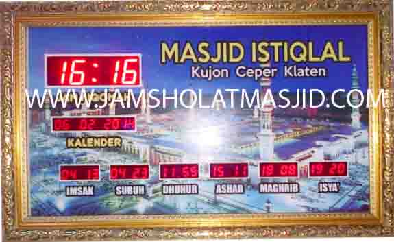 beli jam digital masjid di bekasi selatan
