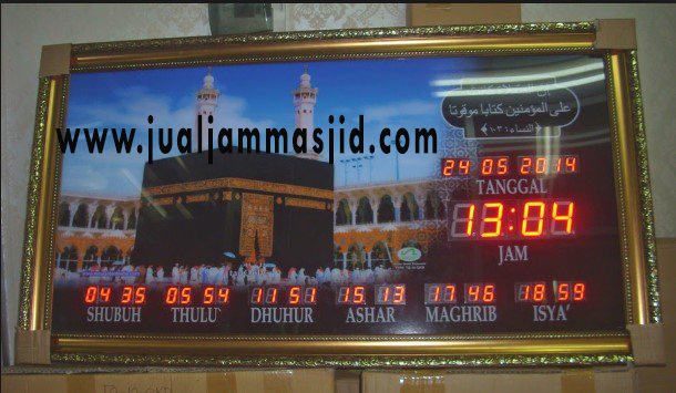 jam digital sholat masjid di cikarang