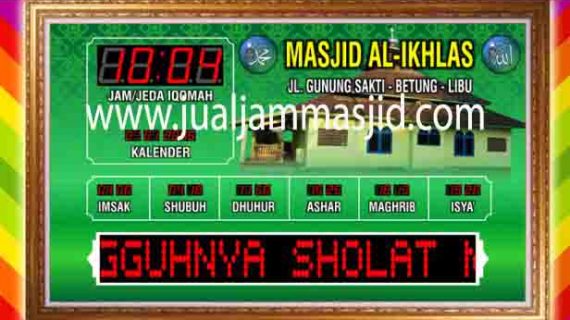 jual jam digital untuk masjid di tangerang selatan