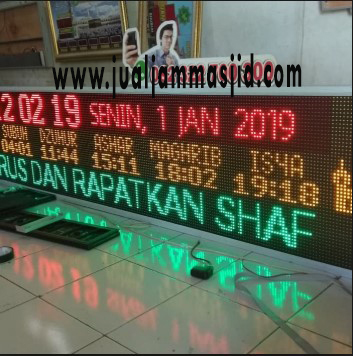 jam digital sholat masjid di karawang
