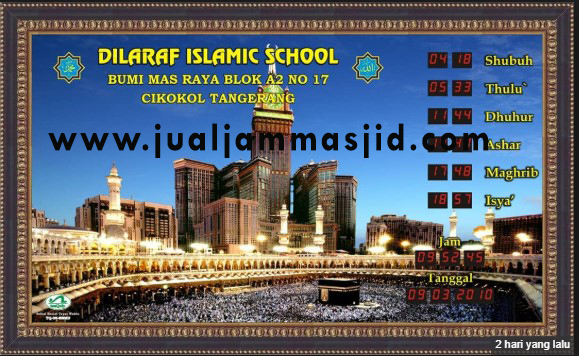 jual jam digial masjid depok barat