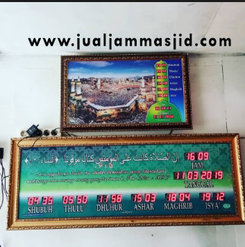 jual jam digital masjid di depok